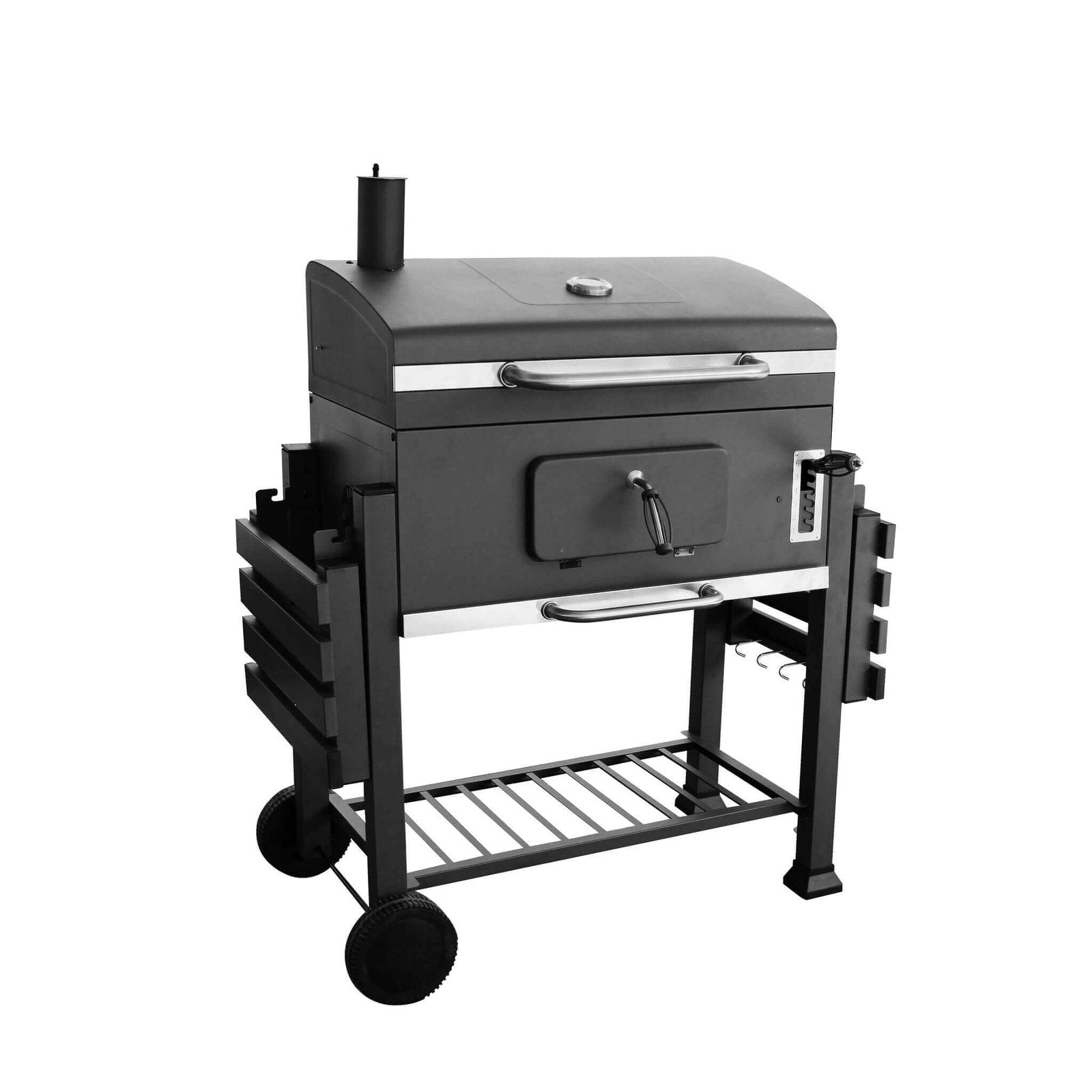 Barbecue a Carbonella XL in Metallo cm 160x65x105 5 - DION