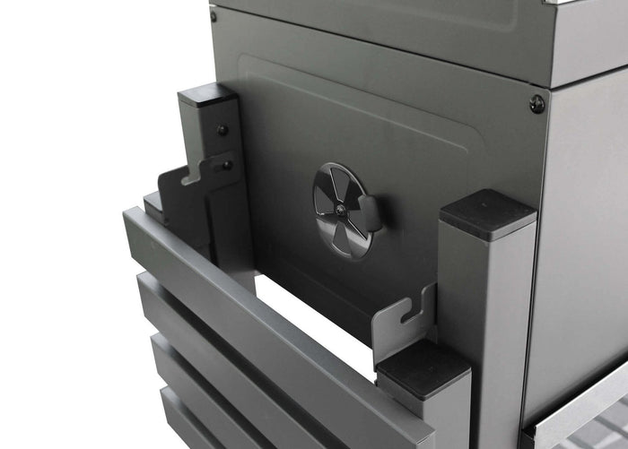 Barbecue a Carbonella XL in Metallo cm 160x65x105 5 - DION