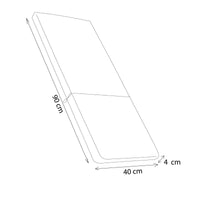 Cuscino da esterno idrorepellente per sedia - MEDIO