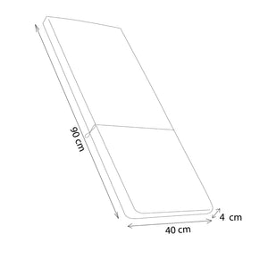 Cuscino da esterno idrorepellente per sedia - MEDIO