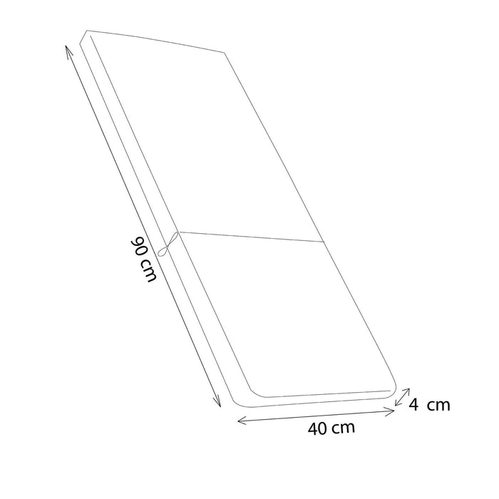 Cuscino da esterno idrorepellente per sedia - MEDIO