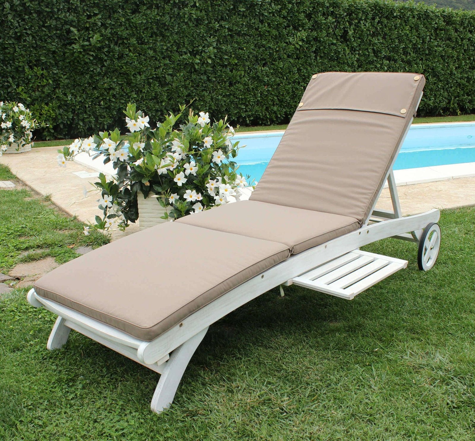 Cuscino da esterno idrorepellente per lettino - LETTINO