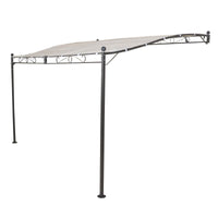 Pergola da Giardino addossata 3 5x2 5 in acciaio poliestere - MERLIN