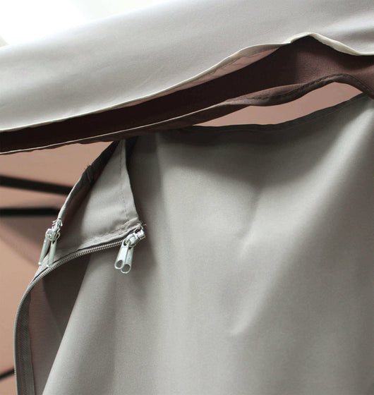 Gazebo da Giardino 3x4 in alluminio poliestere - GRANT