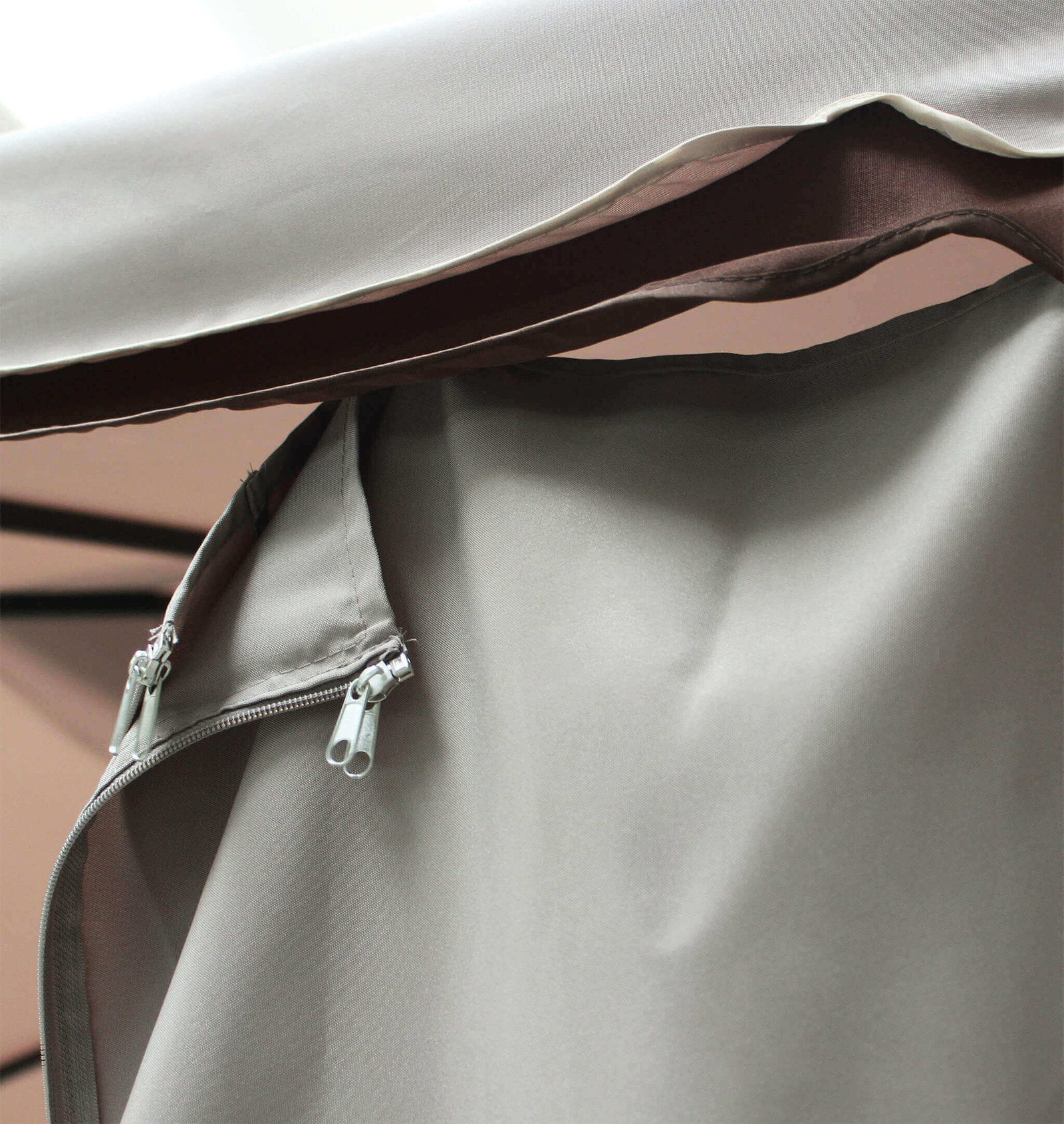 Gazebo da Giardino 3x3 con pareti laterali in alluminio poliestere - GRANT