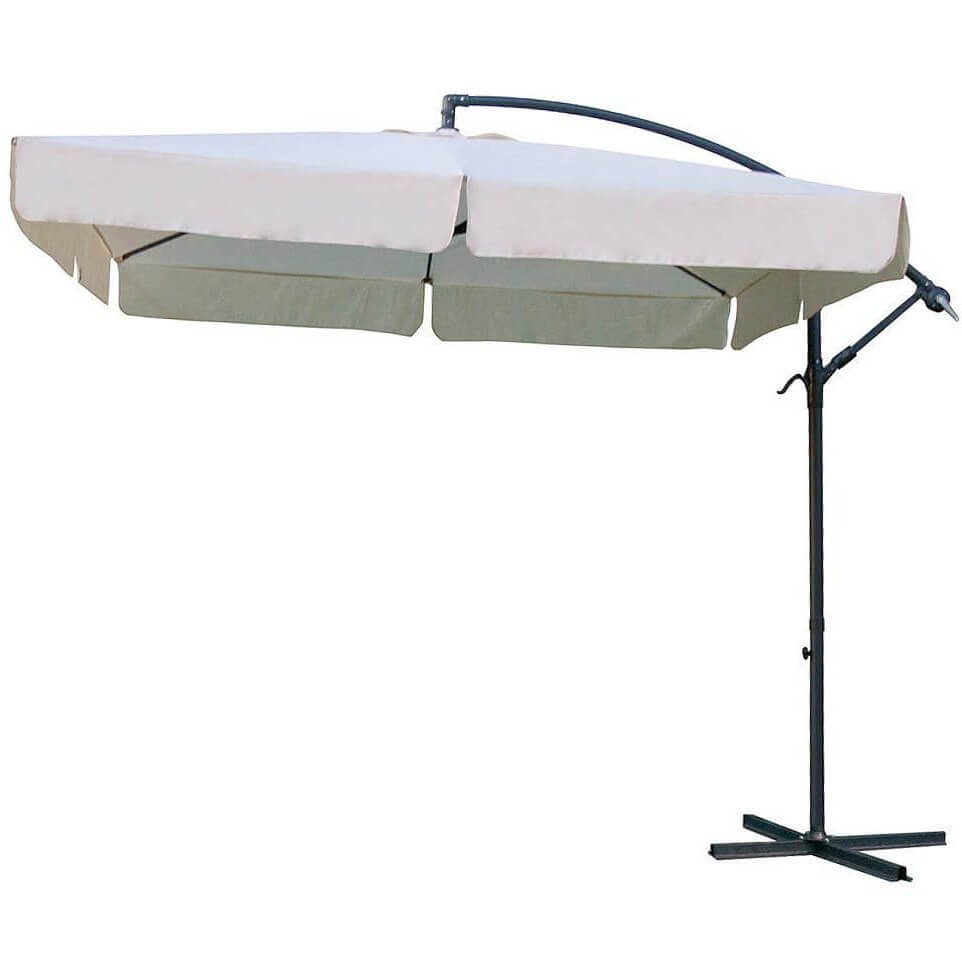 Ombrellone da Giardino decentrato 2 5x2 5 in acciaio - EWART