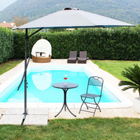 Ombrellone da Giardino decentrato 2x3 in acciaio - MUSON