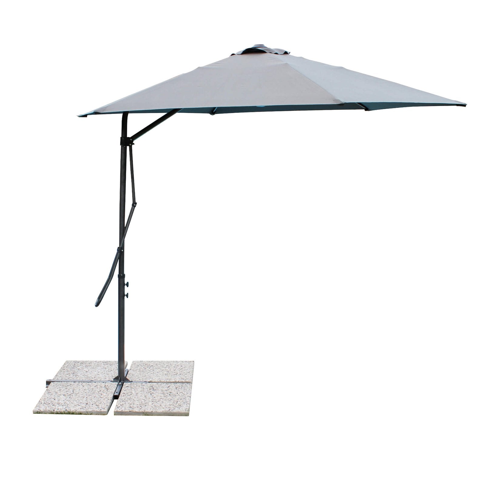 Ombrellone da Giardino decentrato 2 5x2 5 in acciaio - MUSON