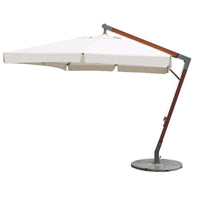 Ombrellone da Giardino decentrato 3x3 in legno - BRENTA