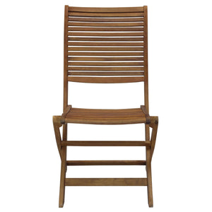 Poltrona da Giardino Pieghevole in Legno Acacia cm 50x65x94 - GERALD