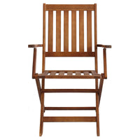 Poltrona da Giardino Pieghevole in Legno Acacia cm 55x57x91 - JIMI