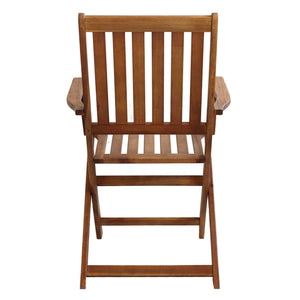 Poltrona da Giardino Pieghevole in Legno Acacia cm 55x57x91 - JIMI