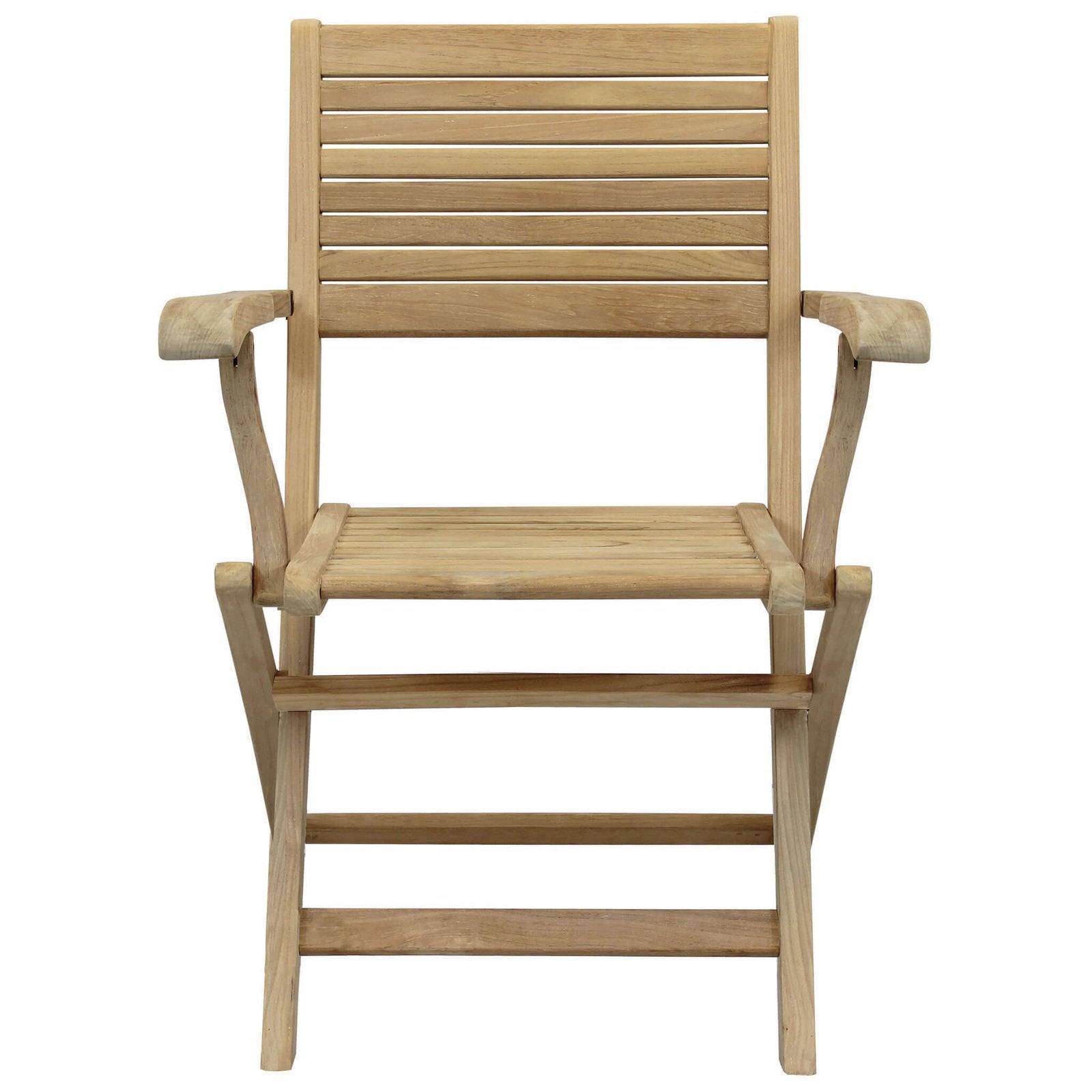 Poltrona da Giardino Pieghevole in Legno Teak cm 42x60x85 - THOR