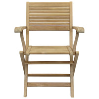 Poltrona da Giardino Pieghevole in Legno Teak cm 42x60x85 - THOR