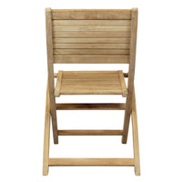 Sedia da Giardino Pieghevole in Legno Teak cm 42x51x85 - THOR