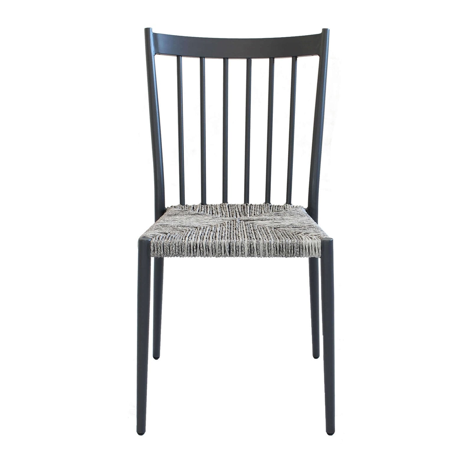 Sedia da Giardino Impilabile in Alluminio Wicker cm 46x57x86 - BURTON