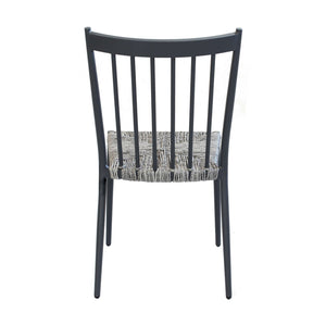 Sedia da Giardino Impilabile in Alluminio Wicker cm 46x57x86 - BURTON