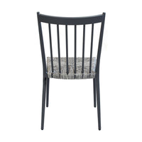 Sedia da Giardino Impilabile in Alluminio Wicker cm 46x57x86 - BURTON