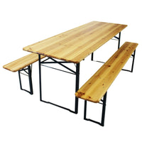 Set Birreria Tavolo con Panche cm 200x70 - SETBREWERY