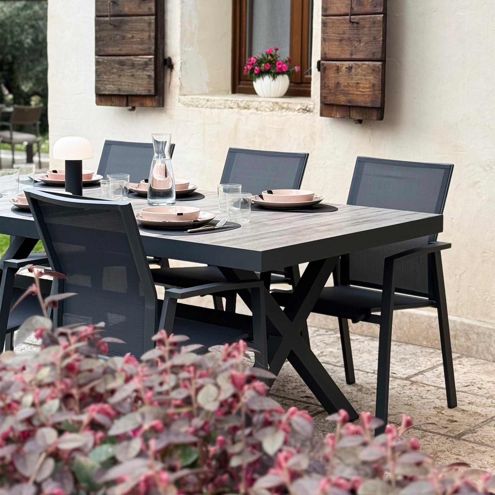 Tavolo da Giardino e piano in Gres cm 200x100 - CELTIC