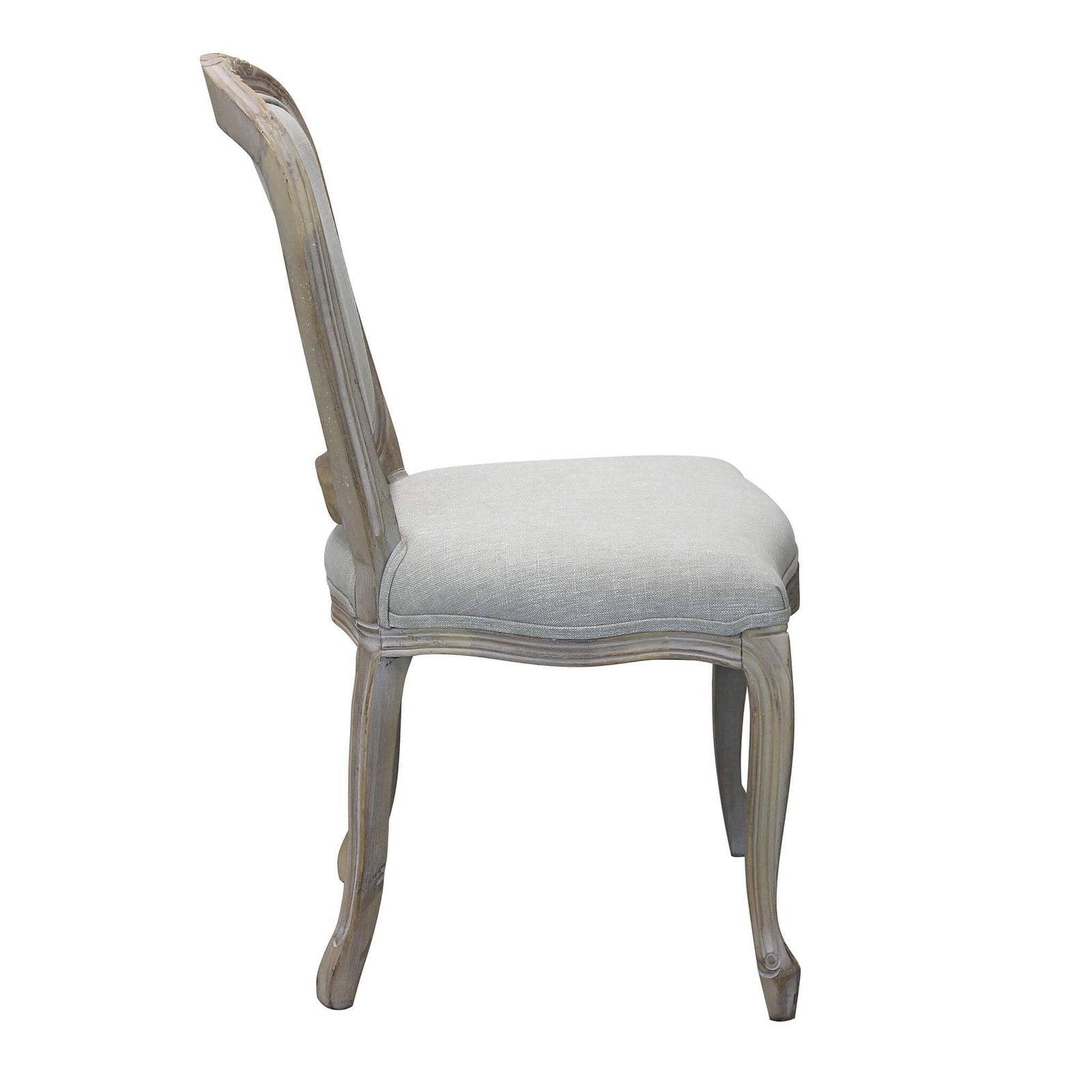 Sedia vintage seduta imbottita in Legno cm 52x49x86 - ROYCE