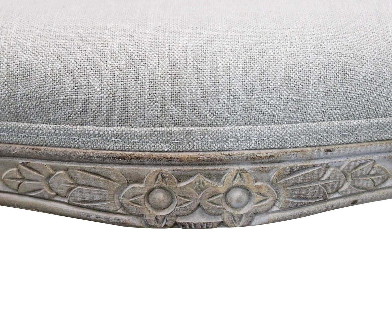 Sedia vintage seduta imbottita in Legno cm 52x49x86 - ROYCE