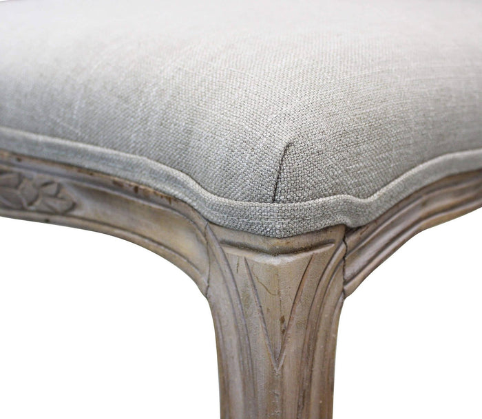 Sedia vintage seduta imbottita in Legno cm 52x49x86 - ROYCE