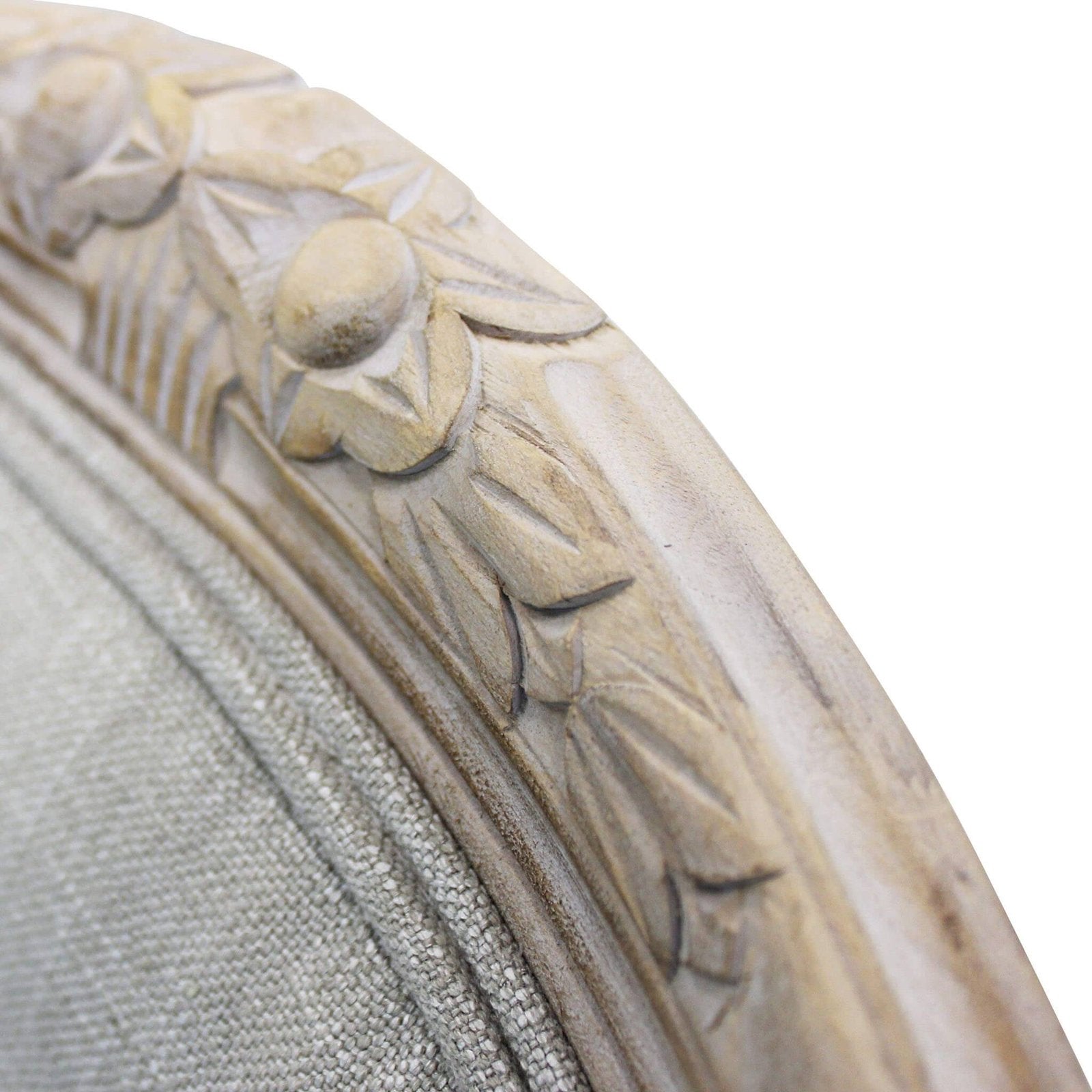 Sedia vintage seduta imbottita in Legno cm 52x49x86 - ROYCE