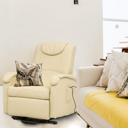 Poltrona elettrica alzapersona in Ecopelle cm 72x95x106 - PRIME