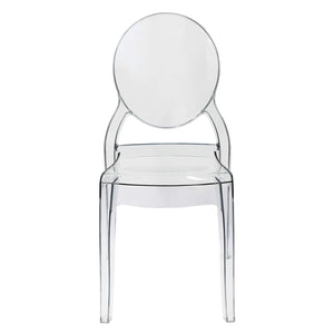 Poltrona Trasparente in Policarbonato cm 50x38x90 - GHOSTY