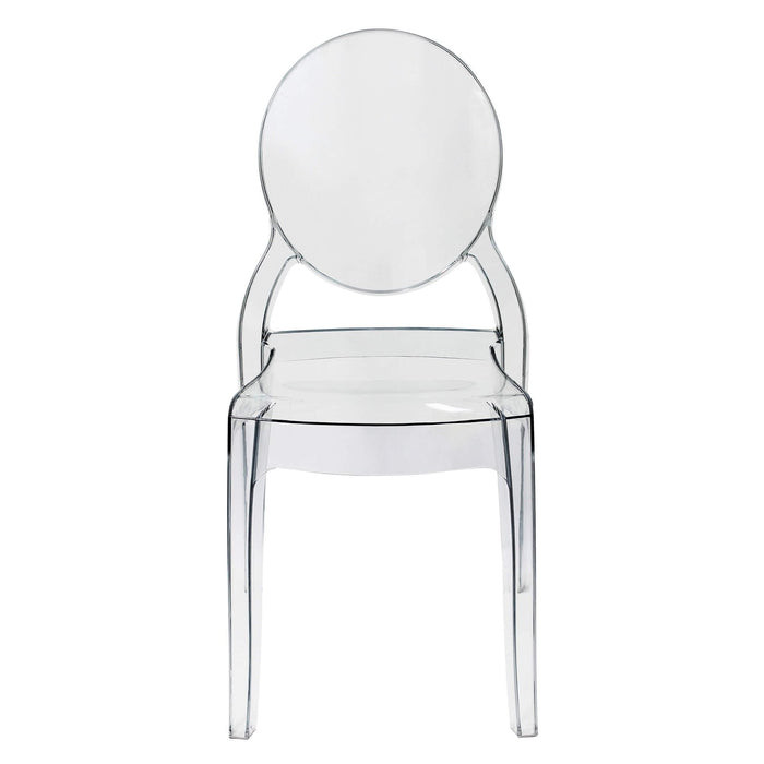 Poltrona Trasparente in Policarbonato cm 50x38x90 - GHOSTY