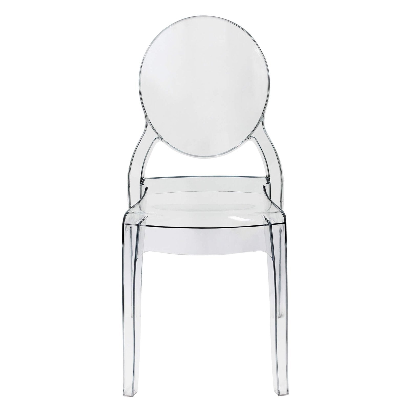 Poltrona Trasparente in Policarbonato cm 50x38x90 - GHOSTY