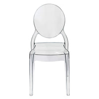 Poltrona Trasparente in Policarbonato cm 50x38x90 - GHOSTY