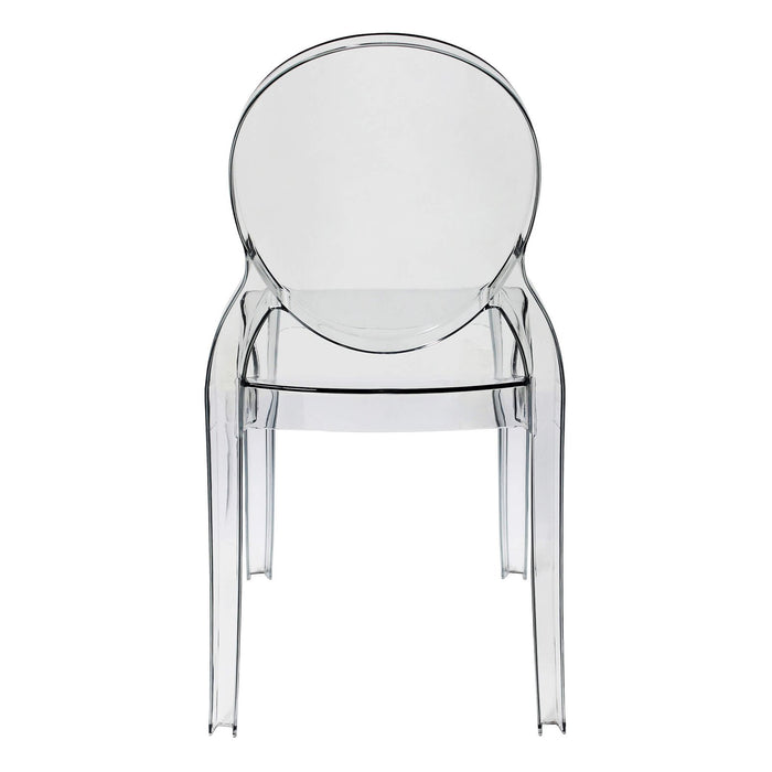 Poltrona Trasparente in Policarbonato cm 50x38x90 - GHOSTY
