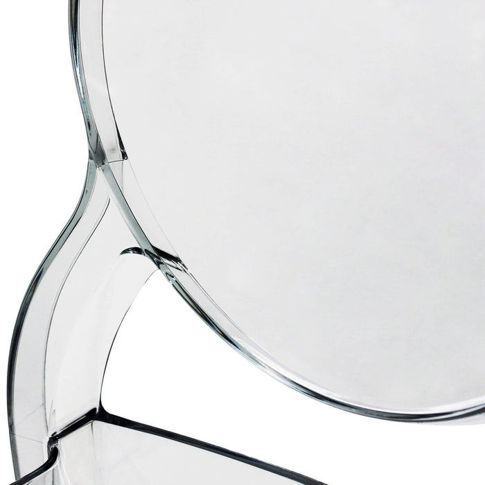 Poltrona Trasparente in Policarbonato cm 50x38x90 - GHOSTY