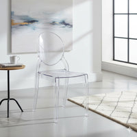 Poltrona Trasparente in Policarbonato cm 50x38x90 - GHOSTY