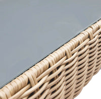 Salotto da Giardino 5 posti con Tavolino in Alluminio Wicker - RALPHIE