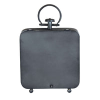 Orologio da appoggio in Acciaio Vetro cm 25 5x7 5x38 5 - DUANE