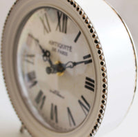 Orologio da appoggio in Acciaio Vetro cm 14 5x5 5x18 5 - DUNSTAN