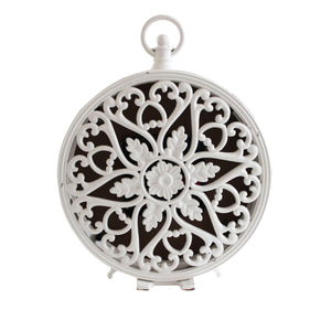 Orologio da appoggio in Acciaio Vetro cm 14 5x5 5x18 5 - DUNSTAN