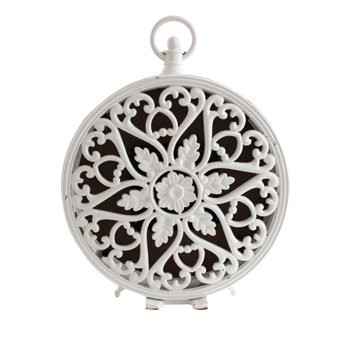 Orologio da appoggio in Acciaio Vetro cm 14 5x5 5x18 5 - DUNSTAN