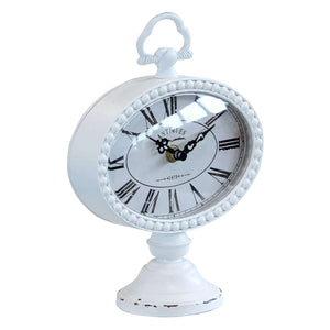 Orologio da appoggio in Acciaio Vetro cm 16 5x8 5x22 5 - FABIAN