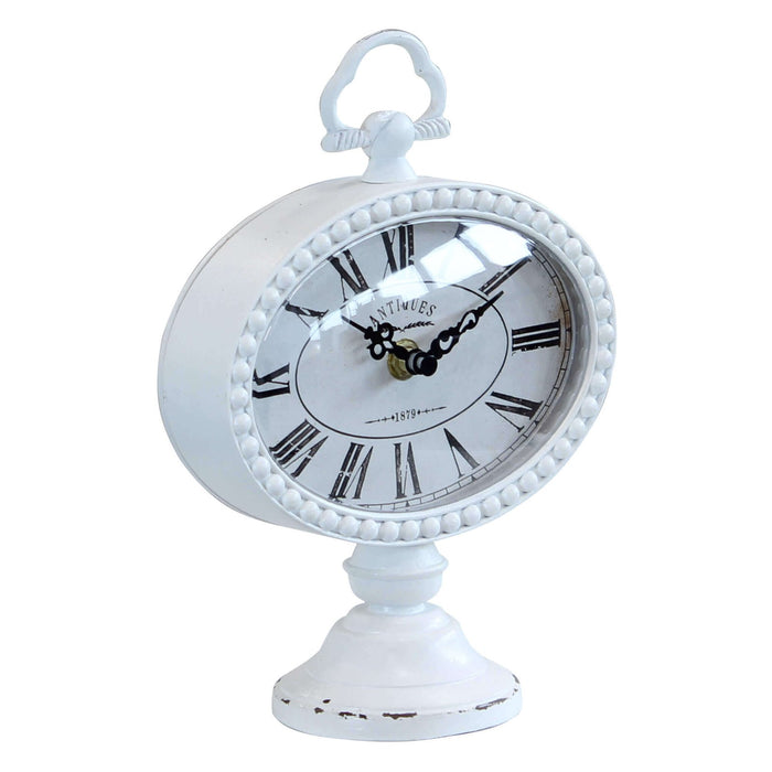 Orologio da appoggio in Acciaio Vetro cm 16 5x8 5x22 5 - FABIAN