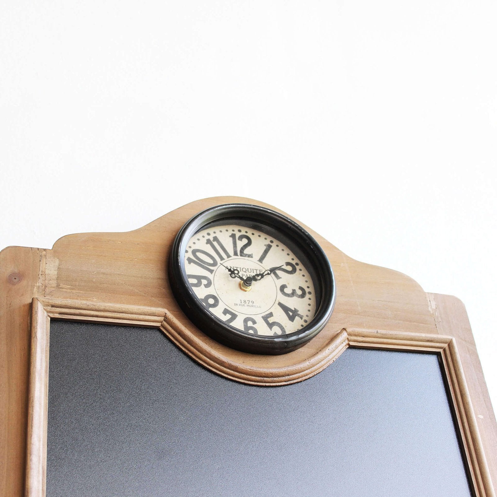 Lavagnetta con orologio in Legno cm 141x14 3x92 5 - TYE