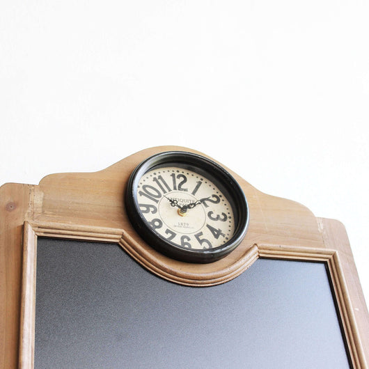 Lavagnetta con orologio in Legno cm 141x14 3x92 5 - TYE