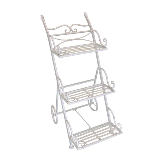 Etagère per fiori in Acciaio cm 37 5x51x81 - BARRIE