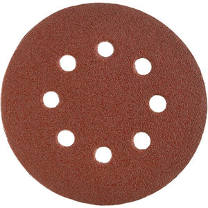 Topex 63h208 dischi abrasivi, 12 125 mm, k80, con fori, 5 pez ds