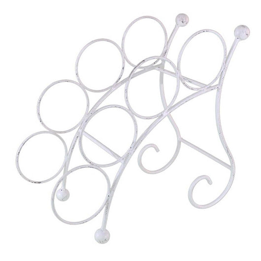 Portabottiglie stile provenzale verniciato in Acciaio cm 36 5x19x33 - VINCE