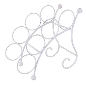 Portabottiglie stile provenzale verniciato in Acciaio cm 36 5x19x33 - VINCE