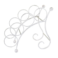 Portabottiglie stile provenzale verniciato in Acciaio cm 36 5x19x33 - VINCE